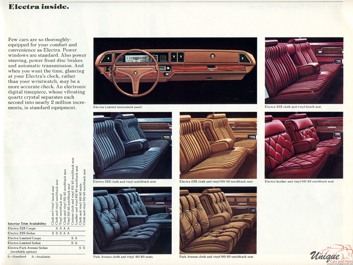 1976 Buick Brochure Page 71